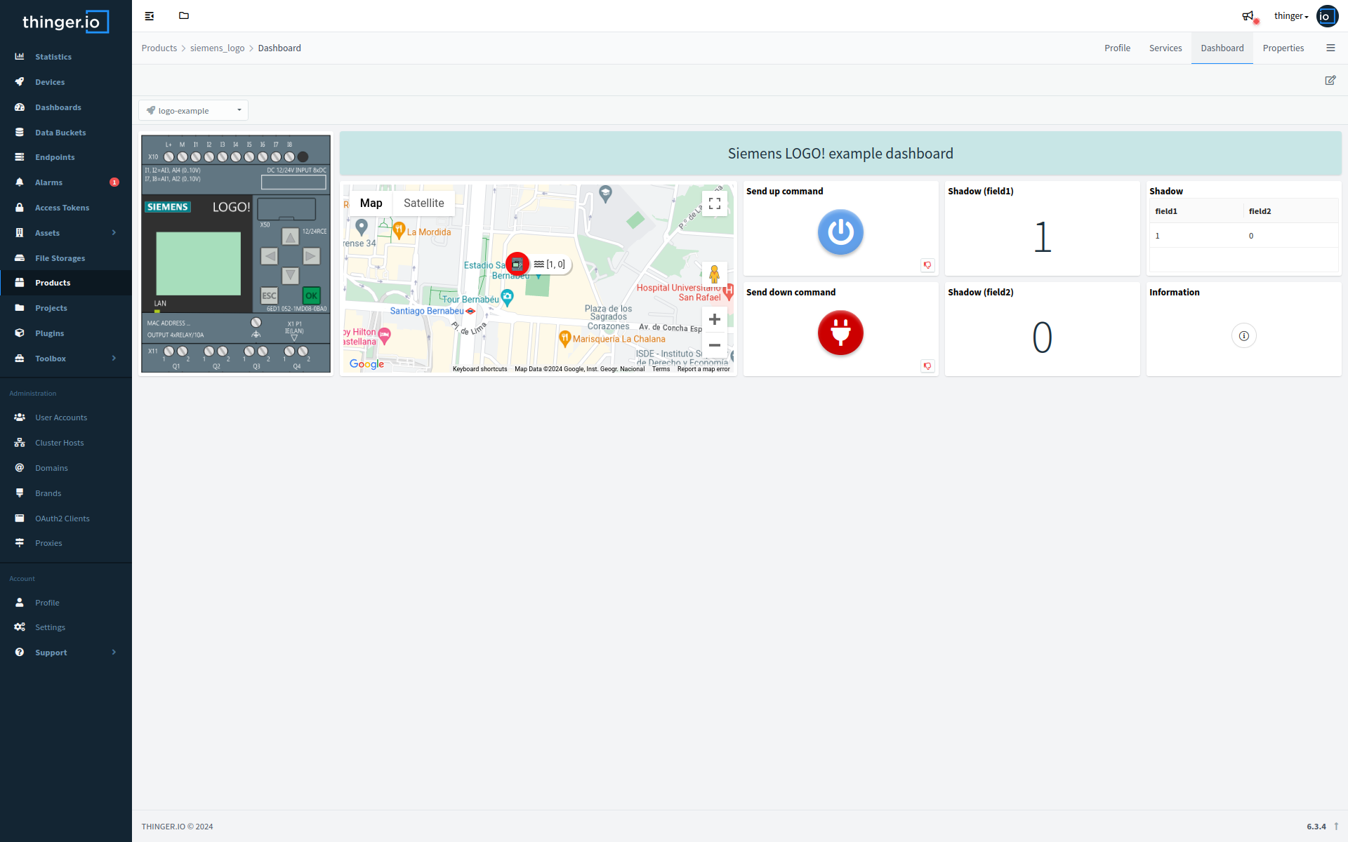 Time Settings in Soft Comfort software for Siemens LOGO!