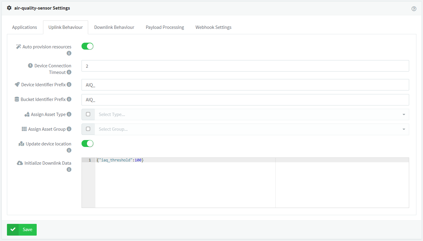 TTS plugin web ui uplink settings